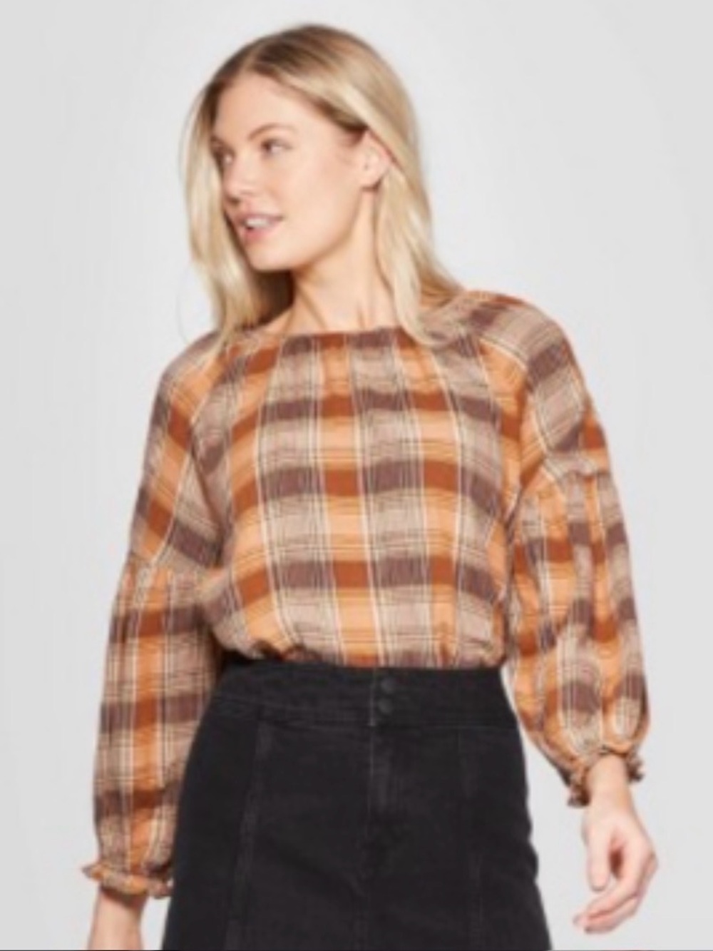 Universal Thread Plaid Top